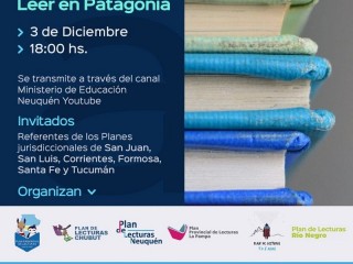 Realizarán la Sexta Edición de Patagonia Lee: “Leer en Patagonia”